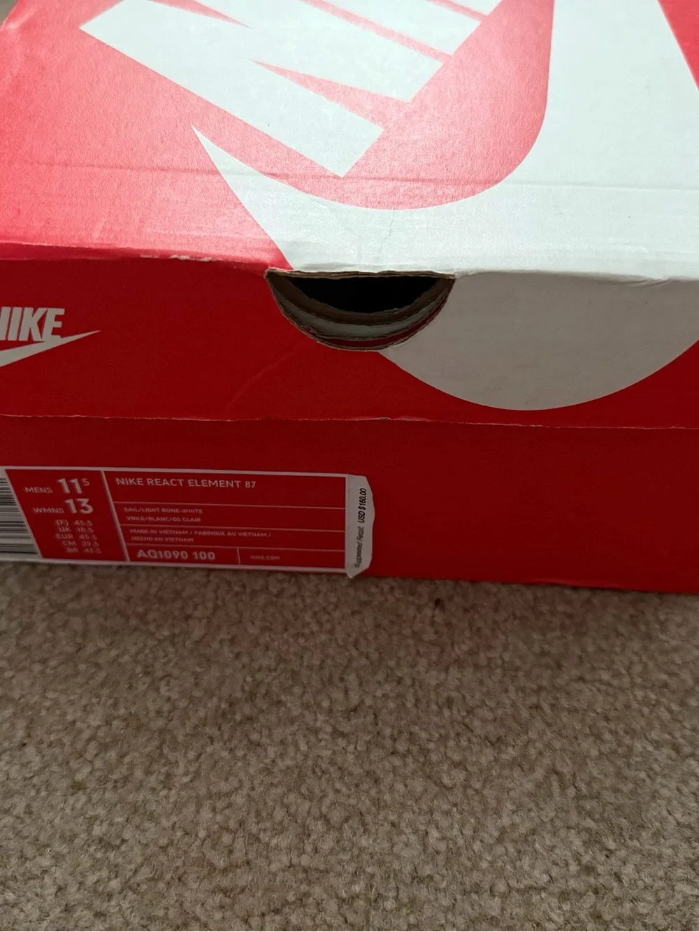 Nike Element React 87 Sail